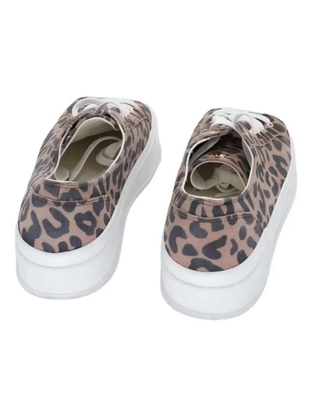 Stuart Weitzman Womens Sammy Sneakers Capucino Cheetah EU 36.5 5.5M - Picture 3 of 6